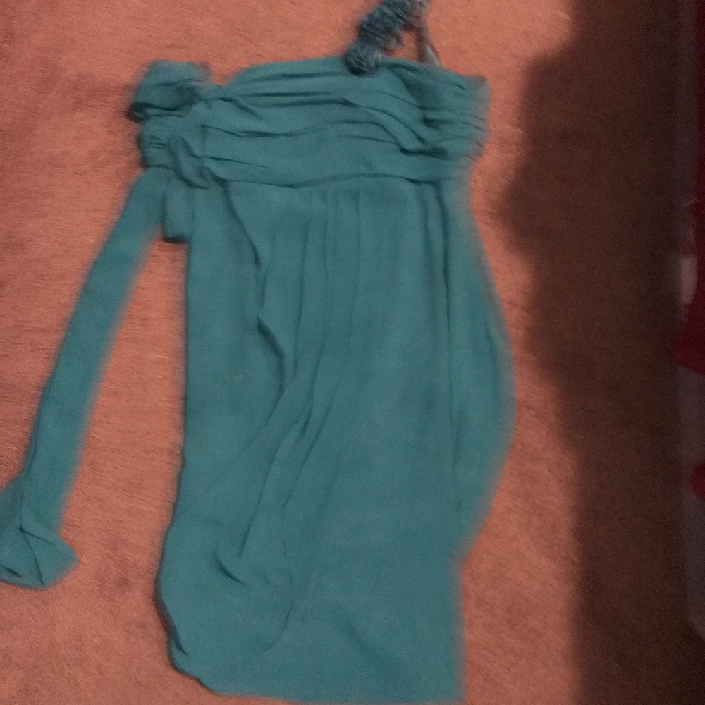 Teal dress